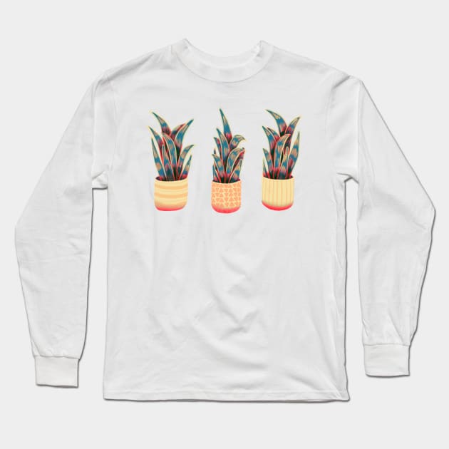 A Succulent of a Different Color Long Sleeve T-Shirt by CandiOldfield